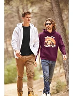 Premium Hooded Sweat Jacket Mikina s kapucí model 22454827 red - Fruit of the Loom