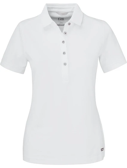 Cutter & Buck Advantage Polo Women Dámske piké polo tričko 68.4419 biele Cutter & Buck Advantage Polo Women Dámske piké polo tričko 68.4419 biele