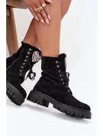 Dámsky pracovník s kryštálmi Rosira - čierny