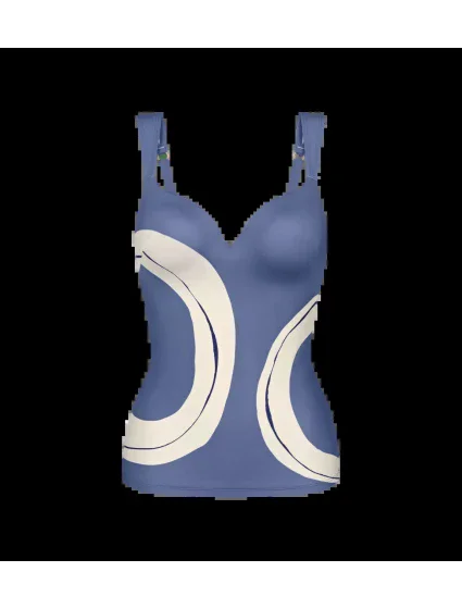 Dámské tankini vrchní díl Summer Allure WP Tankini modré - Triumph