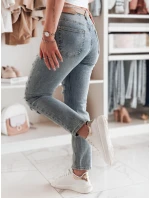 Dámské džínové kalhoty regular fit blue Dstreet model 21985242 - FashionStreet