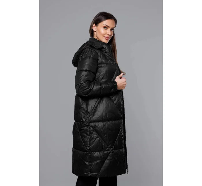 Čierna dámska prechodná bunda (YP-22081-1) Čierna dámska prechodná bunda (YP-22081-1)