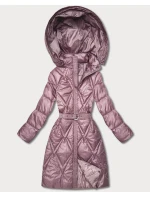 Prešívaný prechodný kabát s kapucňou Goodlookin pink (Y3-9215-52) Prešívaný prechodný kabát s kapucňou Goodlookin pink (Y3-9215-52)
