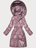 Prešívaný prechodný kabát s kapucňou Goodlookin pink (Y3-9215-52)