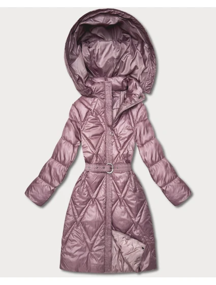 Prešívaný prechodný kabát s kapucňou Goodlookin pink (Y3-9215-52) Prešívaný prechodný kabát s kapucňou Goodlookin pink (Y3-9215-52)