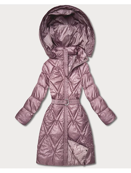 Prešívaný prechodný kabát s kapucňou Goodlookin pink (Y3-9215-52) Prešívaný prechodný kabát s kapucňou Goodlookin pink (Y3-9215-52)