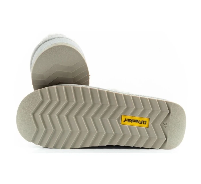 snow boots dámské zimní módní model 21394813 zateplené šedé dámské - D.Franklin
