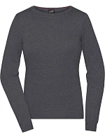 JN Dámský svetr s kulatým výstřihem 02. anthracite melange model 22538460 - Daiber