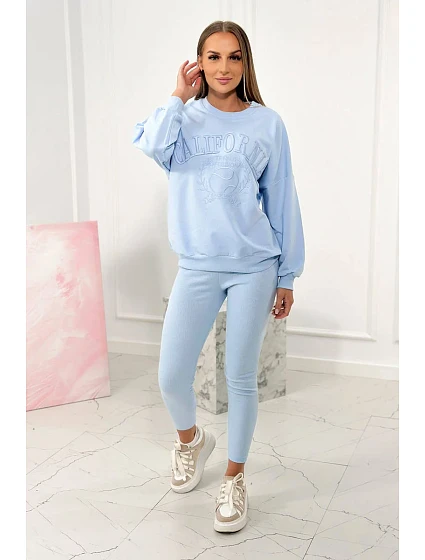 model 18753685 bavlněná souprava modrá - K-Fashion