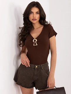 Bluzka BZ brązowy model 22097921 - FPrice