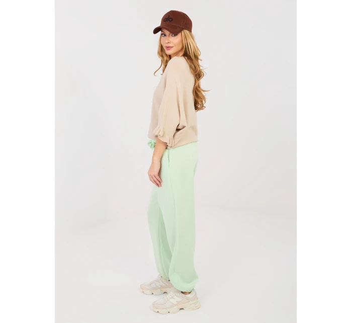 Nohavice IT SP 22197.64 svetlozelené