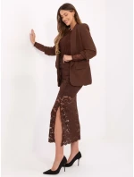 Spódnica MI SD model 21480339 brązowy - FPrice