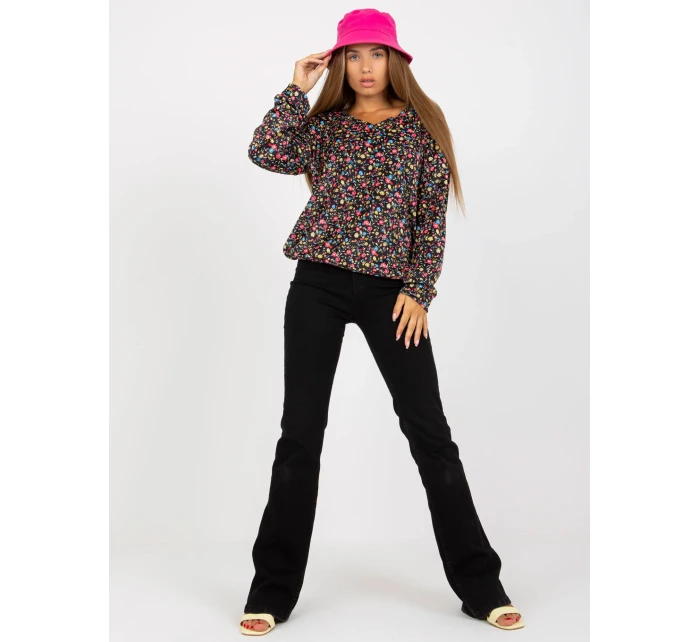 Blúzka RV BZ 8132.60 čierna a ružová