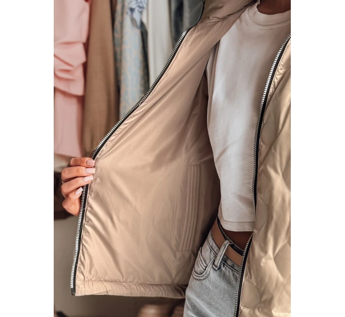 Dámská přechodná bunda béžová Dstreet model 21986746 - FashionStreet