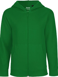 O Dětská mikina s kapucí z bio bavlny green model 22503607 - Neutral