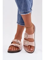 Dámské žabky Světle růžové Oliena