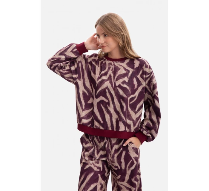 B303 Pletená mikina s potlačou - model 2