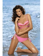 Pruhované plavky Justine + Hollywood M-298 ružová s limetkou (176) - Marko Pruhované plavky Justine + Hollywood M-298 ružová s limetkou (176) - Marko
