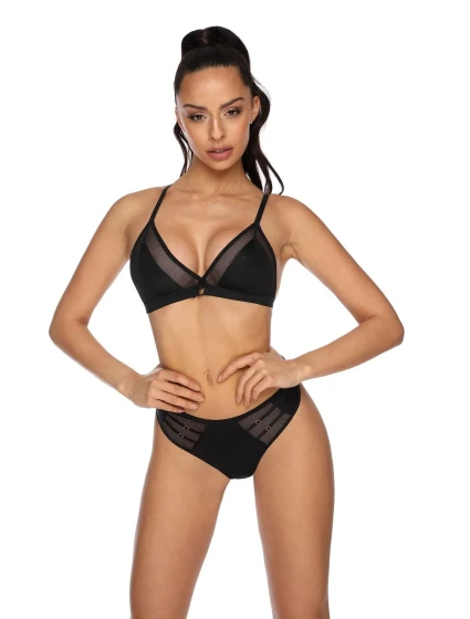 Dámska mäkká podprsenka M-3300/0 Janet Black - MAT