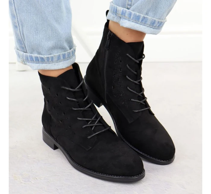 W semišové boty model 20912691 - S.Barski W semišové boty model 20912691 - S.Barski