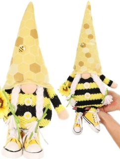 GHOST GNOM BABY 25CM IN TRAMPS SPRING DECORATION detské