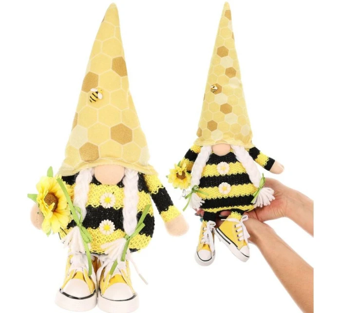 GHOST GNOM BABY 25CM IN TRAMPS SPRING DECORATION detské