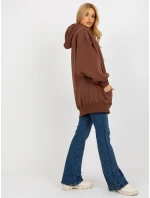 Dámska mikina EM BL 694.20x tmavo hnedá - FPrice Dámska mikina EM BL 694.20x tmavo hnedá - FPrice