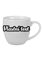 Personalizovaný keramický hrnček s objemom 400 ml s vlastným textom a obrysom