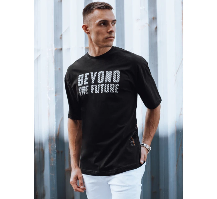 Pánské černé tričko Dstreet model 21975563 - FashionStreet