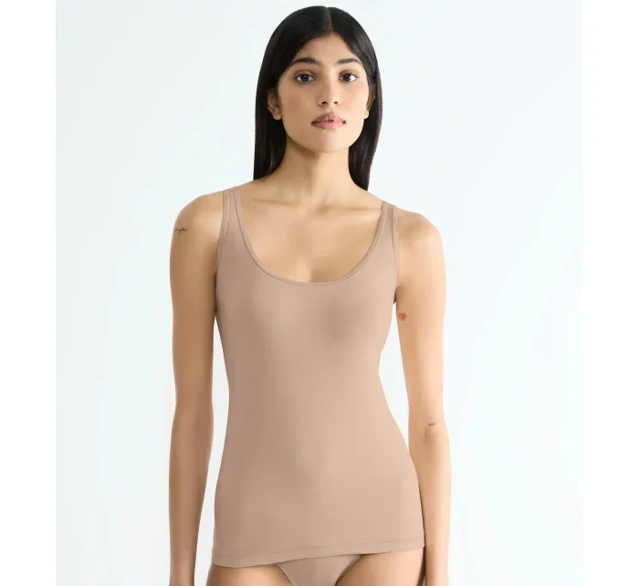 sloggi GO Daily Cotton Tank top - BROWN - SLOGGI BROWN - SLOGGI