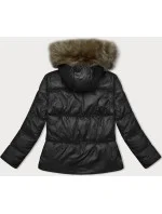 Černá dámská bunda se střihem typu  model 21248007 - S'WEST