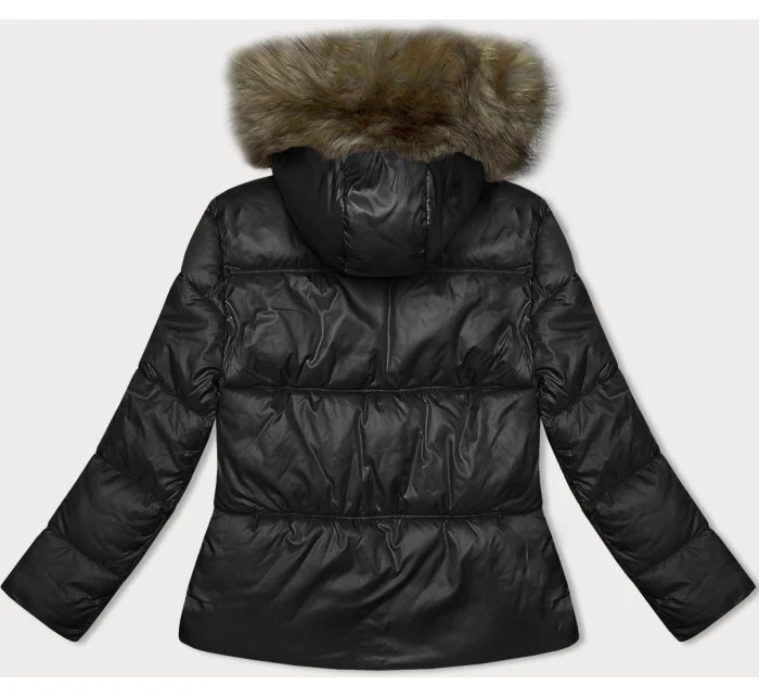 Černá dámská bunda se střihem typu  model 21248007 - S'WEST