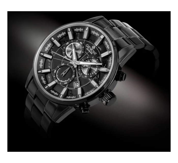 Pánské hodinky Chronograph Sapphire Black model 21807511 - Giewont Pánské hodinky Chronograph Sapphire Black model 21807511 - Giewont