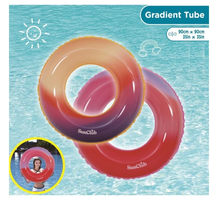 PLAVECKÝ KRUH GRADIENT 90CM 35461 NÁMORNÍCKA MODRÁ PLAVECKÝ KRUH GRADIENT 90CM 35461 NÁMORNÍCKA MODRÁ