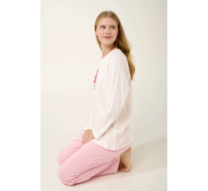 Vamp - Dámske bavlnené pyžamo s potlačou 21932 - Vamp