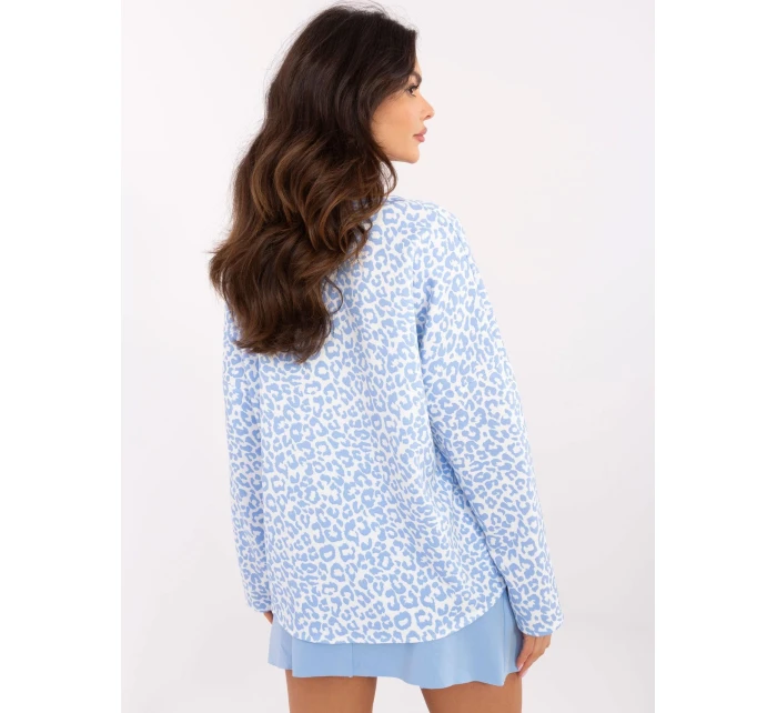 Blúzka MI BZ 391739.34 bielo-modrá