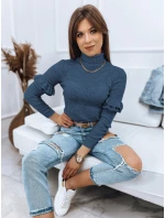 Dámský svetr modrý Dstreet model 21964204 - FashionStreet Dámský svetr modrý Dstreet model 21964204 - FashionStreet