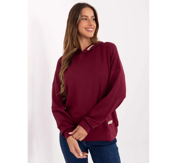 Bluza RV BL model 21717734 bordowy - FPrice Bluza RV BL model 21717734 bordowy - FPrice