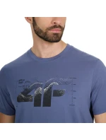 Pánske tričko 4F M2359 denim 4FWAW25TTSHM2359 32S pánske