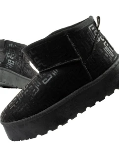 Lee Cooper snehové topánky ženy zimné módne kožušiny zateplené topánky čierne ženy