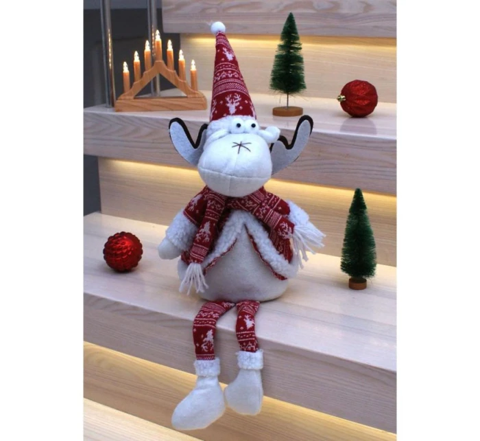 VIANOČNÝ DEKORATÍVNY SOB BIELY 35+20CM VIANOČNÝ DEKORATÍVNY SOB BIELY 35+20CM