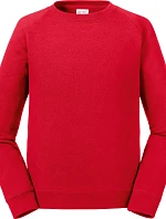 Russell Athletic 271B Detská mikina s raglánovými rukávmi 10.271B classic red