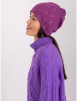 Czapka AT CZ model 19034389 fioletowy - FPrice Czapka AT CZ model 19034389 fioletowy - FPrice