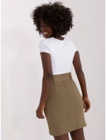 Spódnica LK SD model 18729918 khaki - FPrice Spódnica LK SD model 18729918 khaki - FPrice