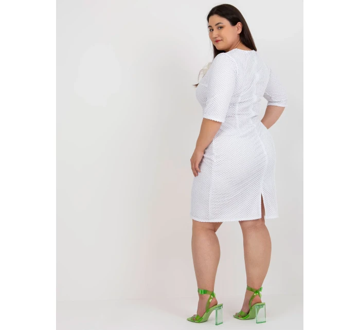 LK SK 506721 šaty.69 biela LK SK 506721 šaty.69 biela