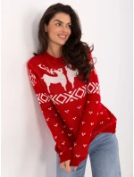 Jumper MI SW 19128.34 červený Jumper MI SW 19128.34 červený