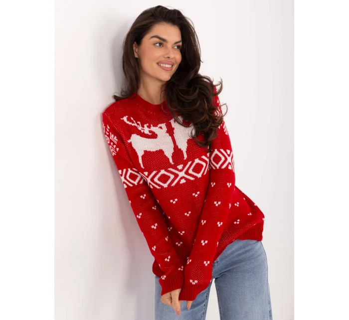 Jumper MI SW 19128.34 červený Jumper MI SW 19128.34 červený