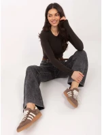 Bluzka WT BZ model 21875470 ciemny brązowy - FPrice