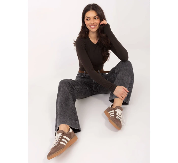 Bluzka WT BZ model 21875470 ciemny brązowy - FPrice