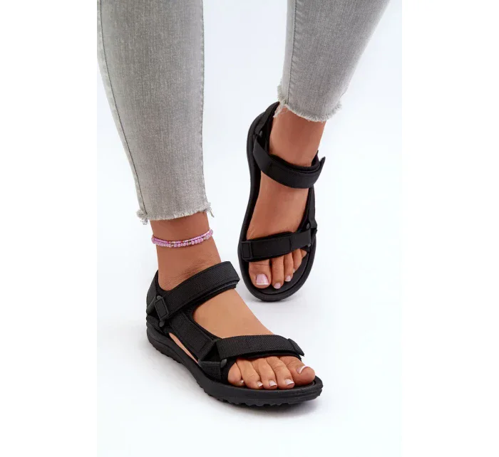 Dámske ľahké športové sandále čierne Lumeria Dámske ľahké športové sandále čierne Lumeria